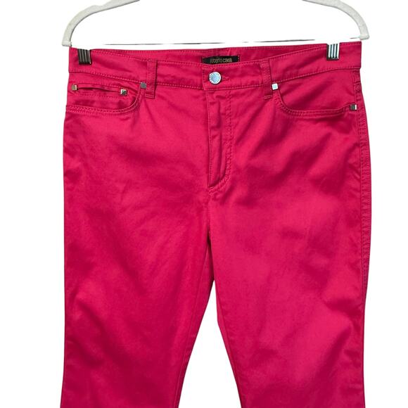 Roberto Cavalli Bright Pink Jeans Authentic Made in Italy Size 44 Straight Leg - Picture 6 of 12